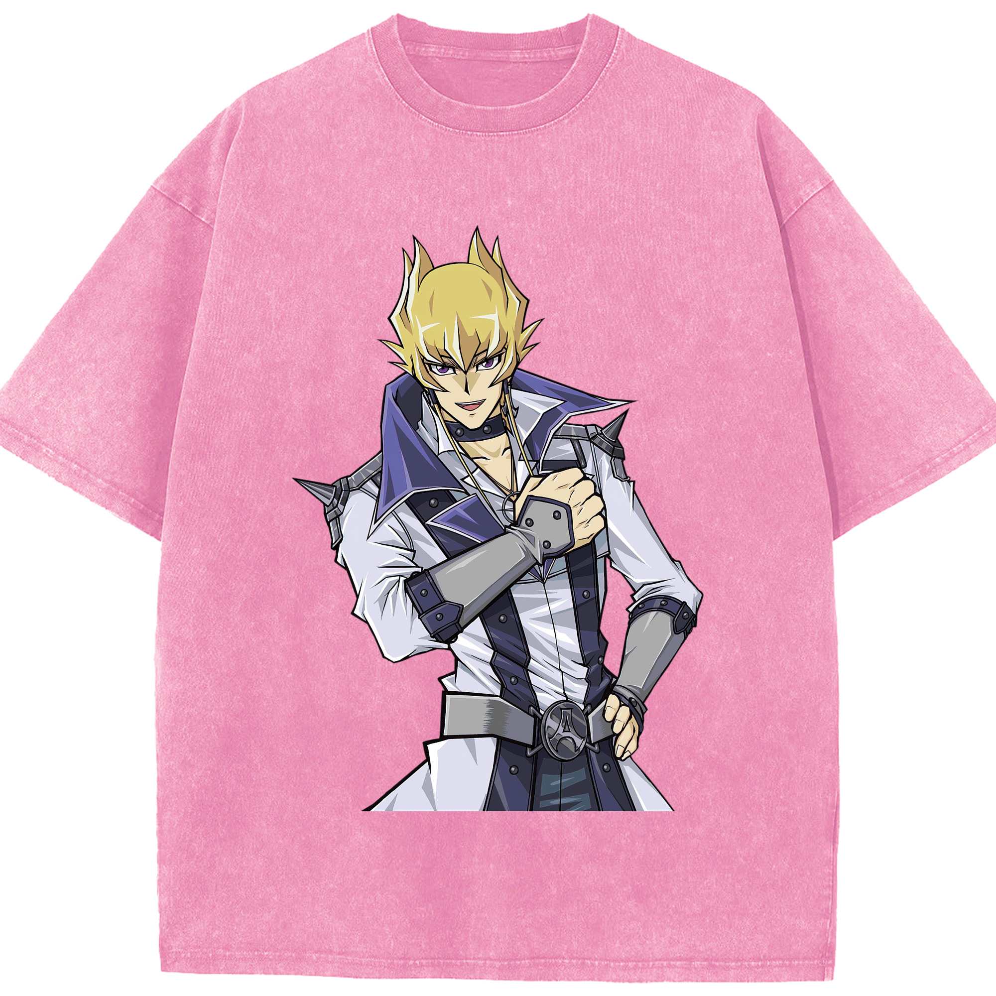 （画像用） 遊☆戯☆王 Yu-Gi-Oh! 綿100% ヴィンテージ風 半袖Tシャツ（フロントプリント）